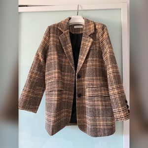 Checkered Blazer